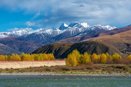 水-山-树-自然-自然风光 图片素材