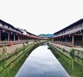 旅行-楠溪江-丽水街古长廊-风景-丽水街古长廊 图片素材