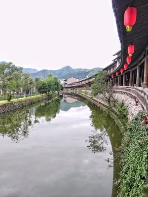 旅行-楠溪江-丽水街古长廊-风景-建筑 图片素材