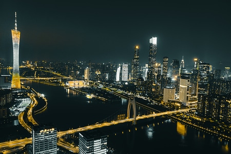 夜景-城市-城市-城市风光-建筑 图片素材