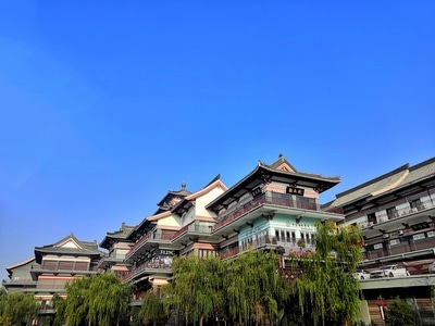 建筑-自然-古城-古城-房屋 图片素材