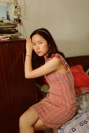 写真-人像摄影-上海-港风-复古 图片素材