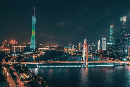 旅行-航拍-夜景-城市-城市风光 图片素材