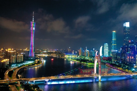 旅行-航拍-夜景-城市-城市风光 图片素材