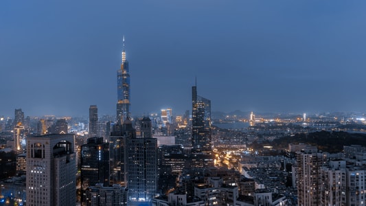 城市-夜景-尼康-地标-爬楼 图片素材