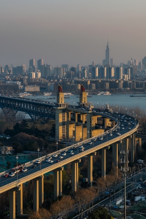 风景-南京-建筑-大桥-南京长江大桥 图片素材