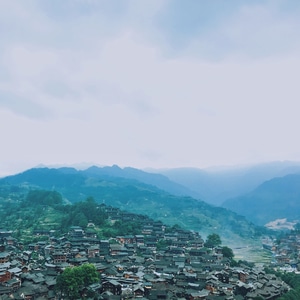 黔东南苗族侗族自治州-大自然-度假-旅行-天空 图片素材