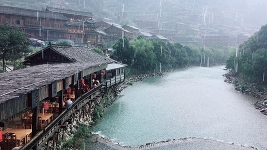 黔东南苗族侗族自治州-游记-旅行-天空-度假 图片素材