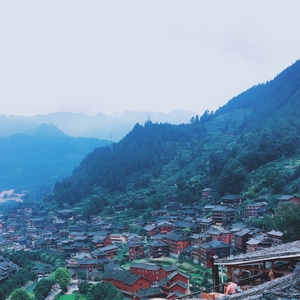 黔东南苗族侗族自治州-大自然-度假-旅行-天空 图片素材
