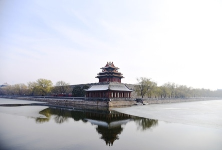 冬日暖阳-冬天-北京-角楼-紫禁城 图片素材