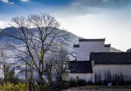 秋色-旅拍-村庄-村庄-山庄 图片素材