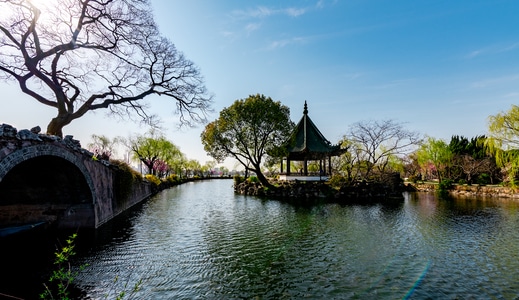 旅拍-春-蠡园-河流-河水 图片素材