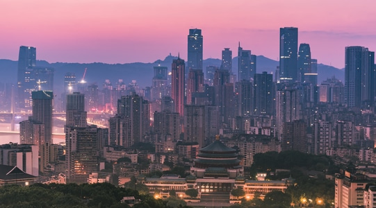 立交-重庆-城市-风光-天际线 图片素材