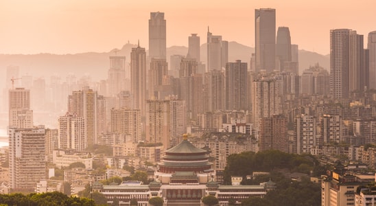 重庆-城市-风光-天际线-城市 图片素材