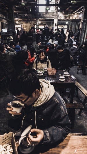 火车-我的2019-城市-重庆-茶馆 图片素材