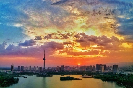 城市色彩-华为手机摄影-风景-光影-城市 图片素材