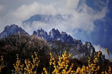 风景-旅途-春雪-光影-色彩 图片素材