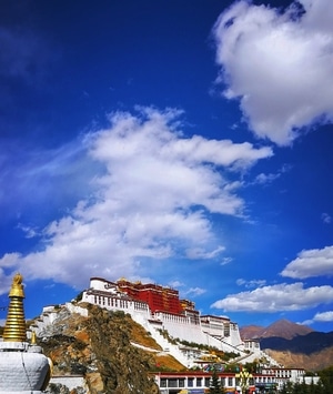 拉萨市-摄影-风景-风光-古建筑 图片素材