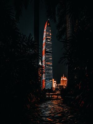 街拍-城市-索尼-胶片-深圳 图片素材