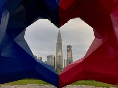 手机摄影-宅家-城市-建筑-高楼 图片素材