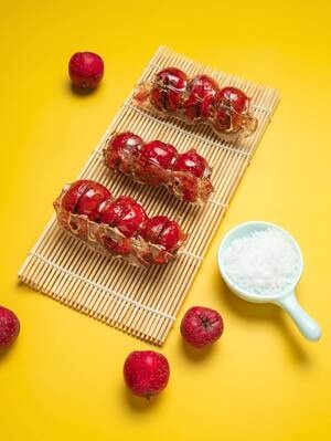 特写-美食-鸡蛋-蔬菜-山楂 图片素材