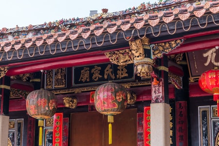 生活-街拍-五店市-古建筑-屋檐 图片素材