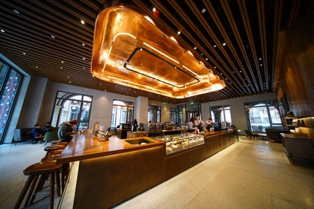 旅行-室内-星巴克-咖啡店-星巴克臻享店 图片素材