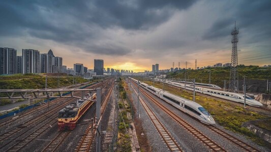 重庆-动车-火车-火车-火车 图片素材