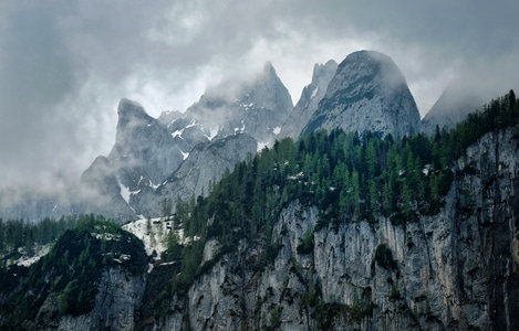 雪山-湖泊-风光-旅行-富士 图片素材