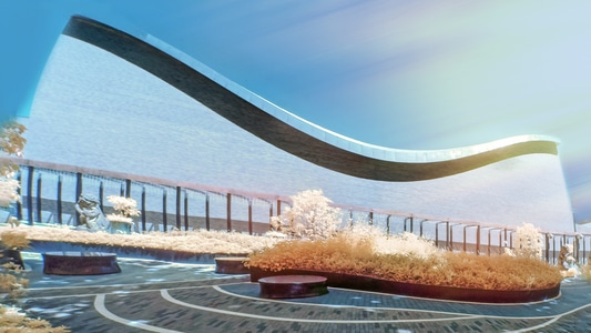 我的六月-城市色彩-几何学-创意-城市建筑风景 图片素材