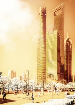 城市建筑风景-形象-彩色-城市-建筑 图片素材