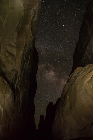 星空-国家公园-arches-国家公园-峡谷 图片素材