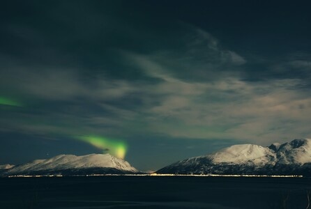 极光-北极圈-挪威-夜景-在那遥远的地方 图片素材