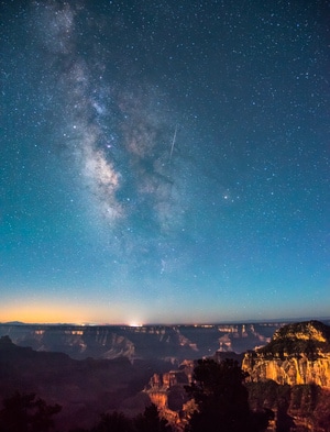 星空-大峡谷-国家公园-风光-风景 图片素材