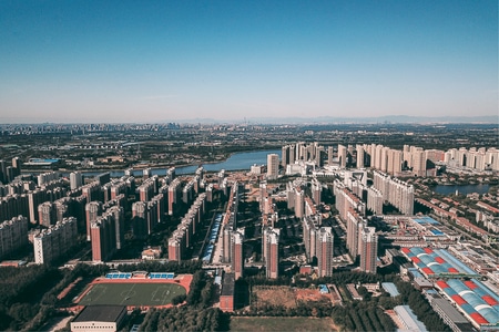 鸟瞰-北京-御2-城市-建筑 图片素材