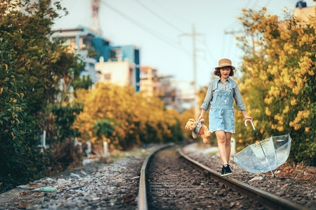 佳能-风光-写真-靓妹-我要上开屏 图片素材