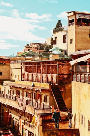 摄影-旅行-摩洛哥-菲斯古城-建筑 图片素材