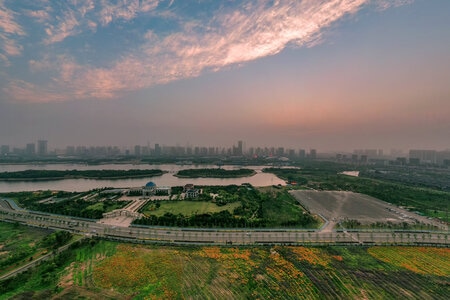 日照市-城市风光-风光-风景-草地 图片素材