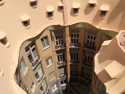 巴塞罗那-西班牙-巴特罗之家-casa-batllo 图片素材