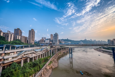 颜色-旅行-风光-城市-重庆 图片素材