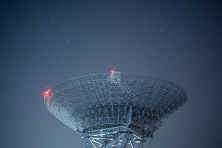 天文台-星空-银河-夜空-天文台 图片素材