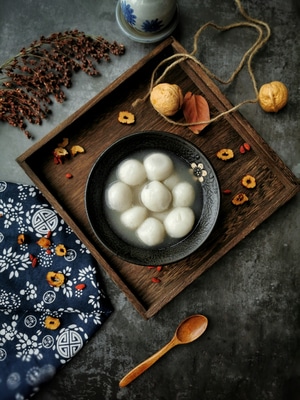 静物-元宵-食物-美食-汤圆 图片素材