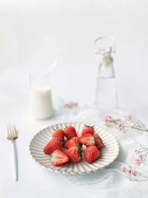 静物-草莓-水果-草莓-水果 图片素材