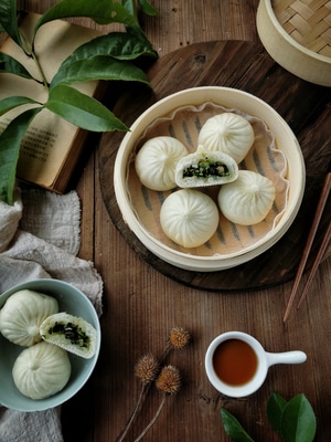 我要上封面-静物-美食-菜肉包-美味 图片素材