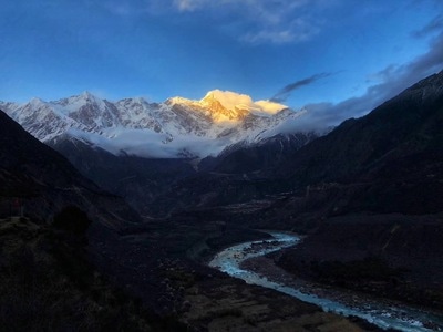 风景-旅游-林芝-南迦巴瓦雪山-西藏 图片素材