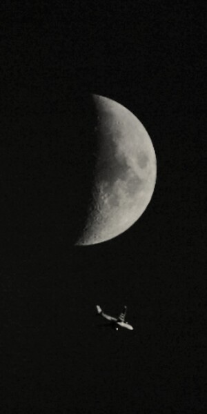 探月-月亮-缺月-残月-弯月 图片素材