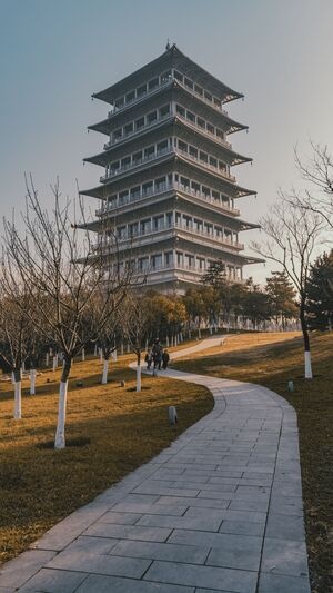 我的2019-我不专业但我喜欢摄影-西安-房屋-塔 图片素材