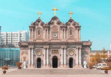 旅行-教堂-天主堂-西安-建筑 图片素材