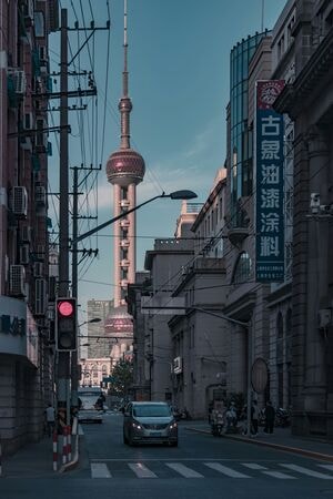 风光-我不专业但我喜欢摄影-上海-旅行-东方明珠 图片素材