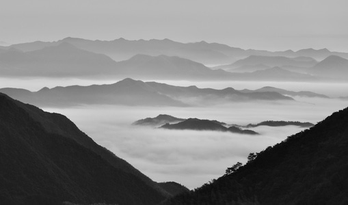 云雾-群山-户外-旅行-云海 图片素材
